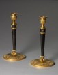 4563-Pair French Candlesticks